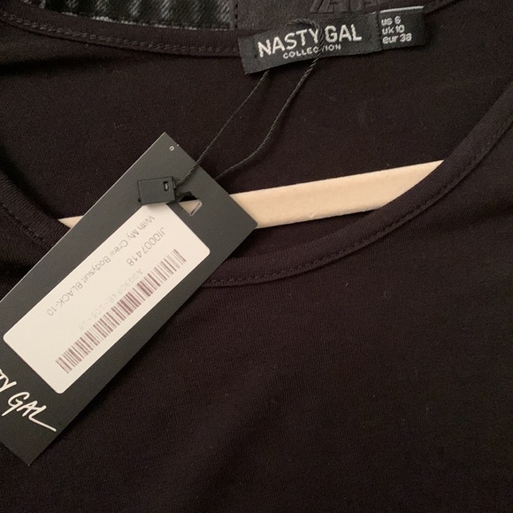 Nasty Gal Black Bodysuit - Picture 2 of 2